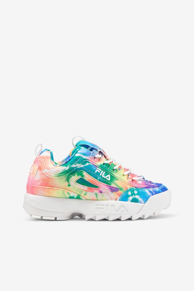 Fila Trainers Womens Multicolor Disruptor 2 Tie Dye - Ireland 82017-NCRL